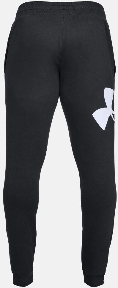 Брюки Under Armour RIVAL FLEECE LOGO JOGGER Black /  / White 1329746-001