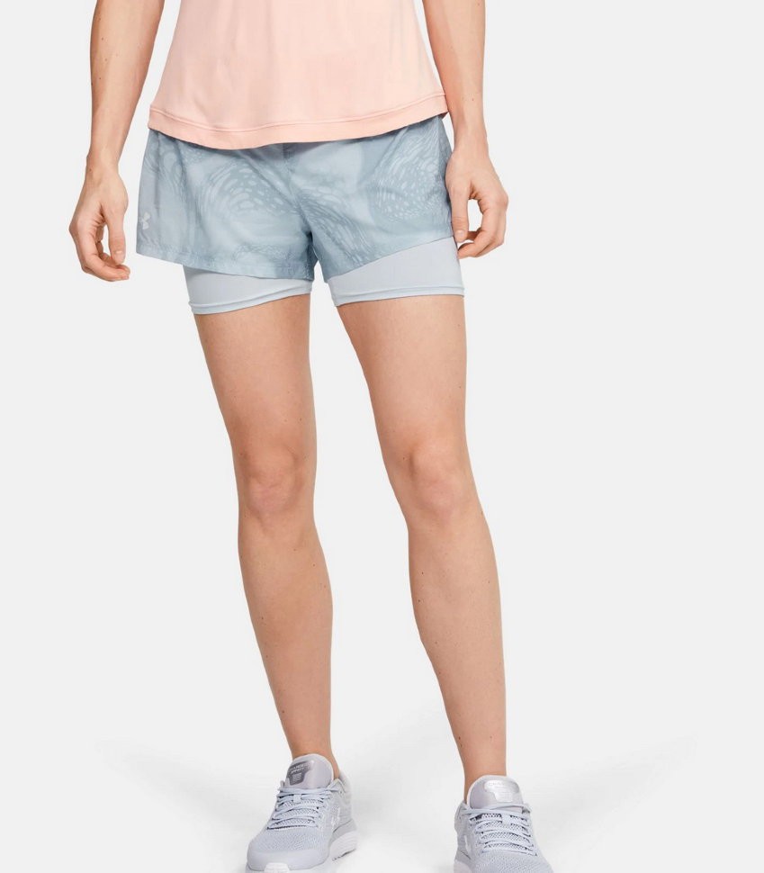 Шорты Under Armour W UA Run SpeedPocket 2-in-1 Weightless Short 1350192-014