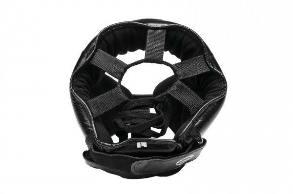 Шлем боксерский Excalibur 723 Black Буйволиная кожа 00603