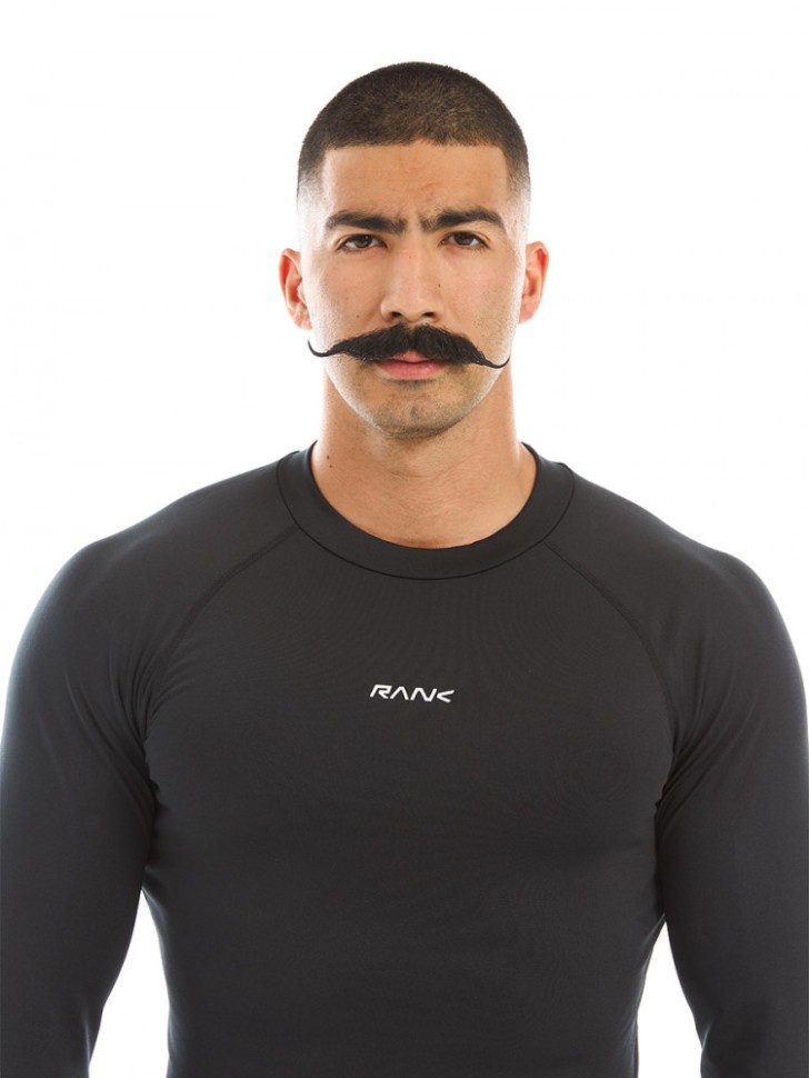 Термобелье (верх) RANK Man, HEAT-TEX Compression Long Sleeve, Black/White 1003003-002