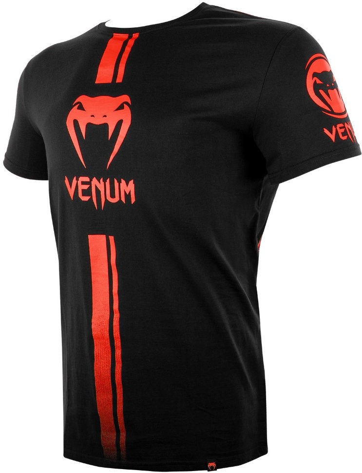 Футболка Venum Logos Black/Red 02453