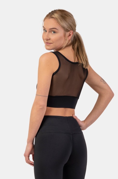 Топ NEBBIA Mesh Design Sports Bra “Breathe” 412 Black