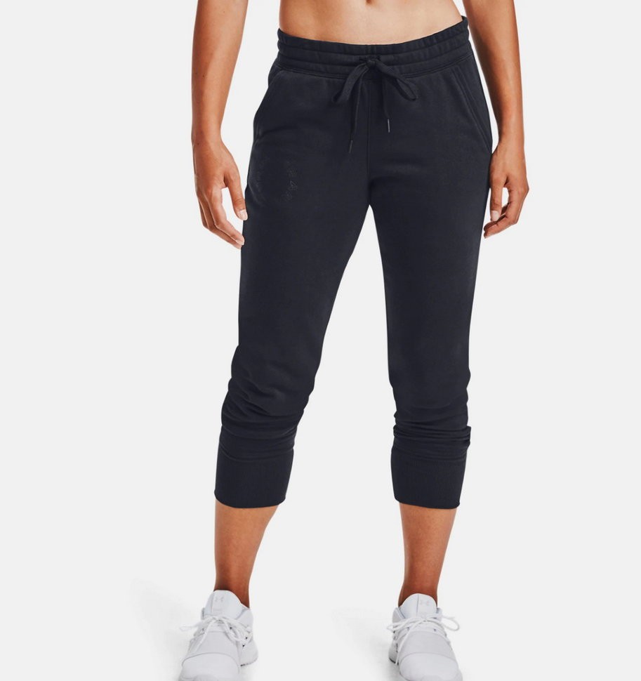 Брюки Under Armour Rival Fleece Metallic Jogger 1356418-001