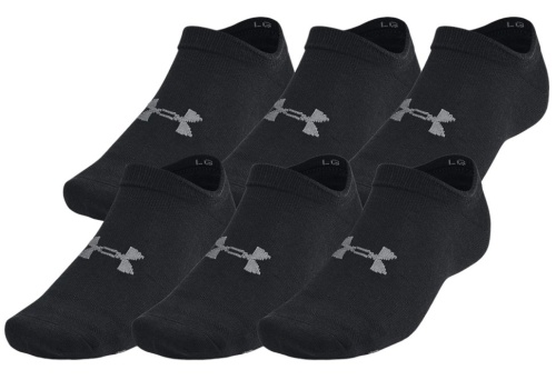 Носки Under Armour UA Essential No Show 6pk-BLK 1382611-001