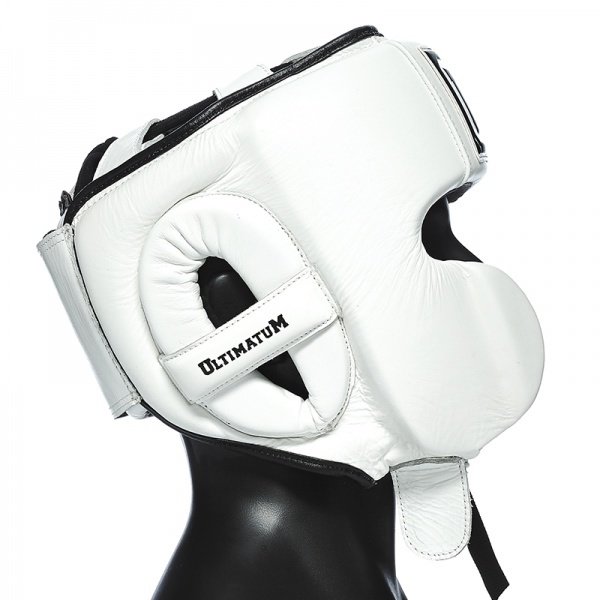 Шлем мексиканского стиля одноразмерный Ultimatum Boxing Gen3Mex WhiteForce белый