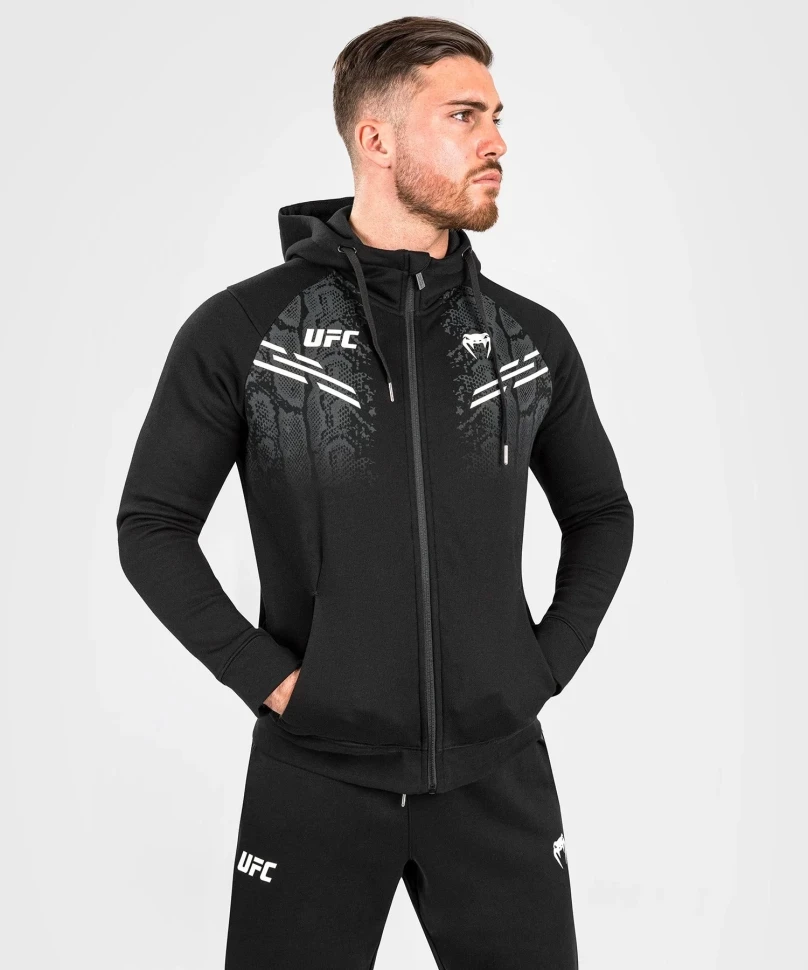Толстовка Venum UFC Adrenaline by Venum Replica Men’s Zip Hoodie - Black VNMUFC-00204-001