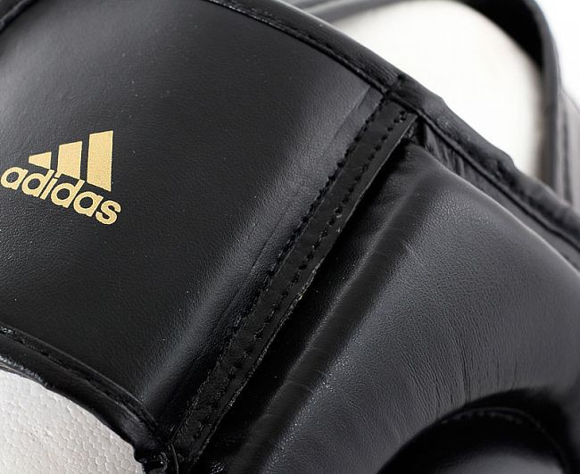 Шлем боксерский Adidas Speed Super Pro Training черно-золотой adiSBHG042