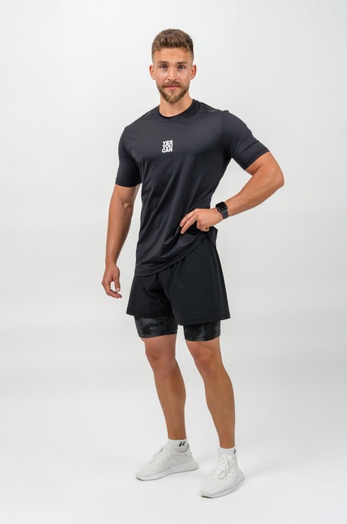 Футболка Nebbia Short-Sleeve Sports T-shirt RESISTANCE 348 Black