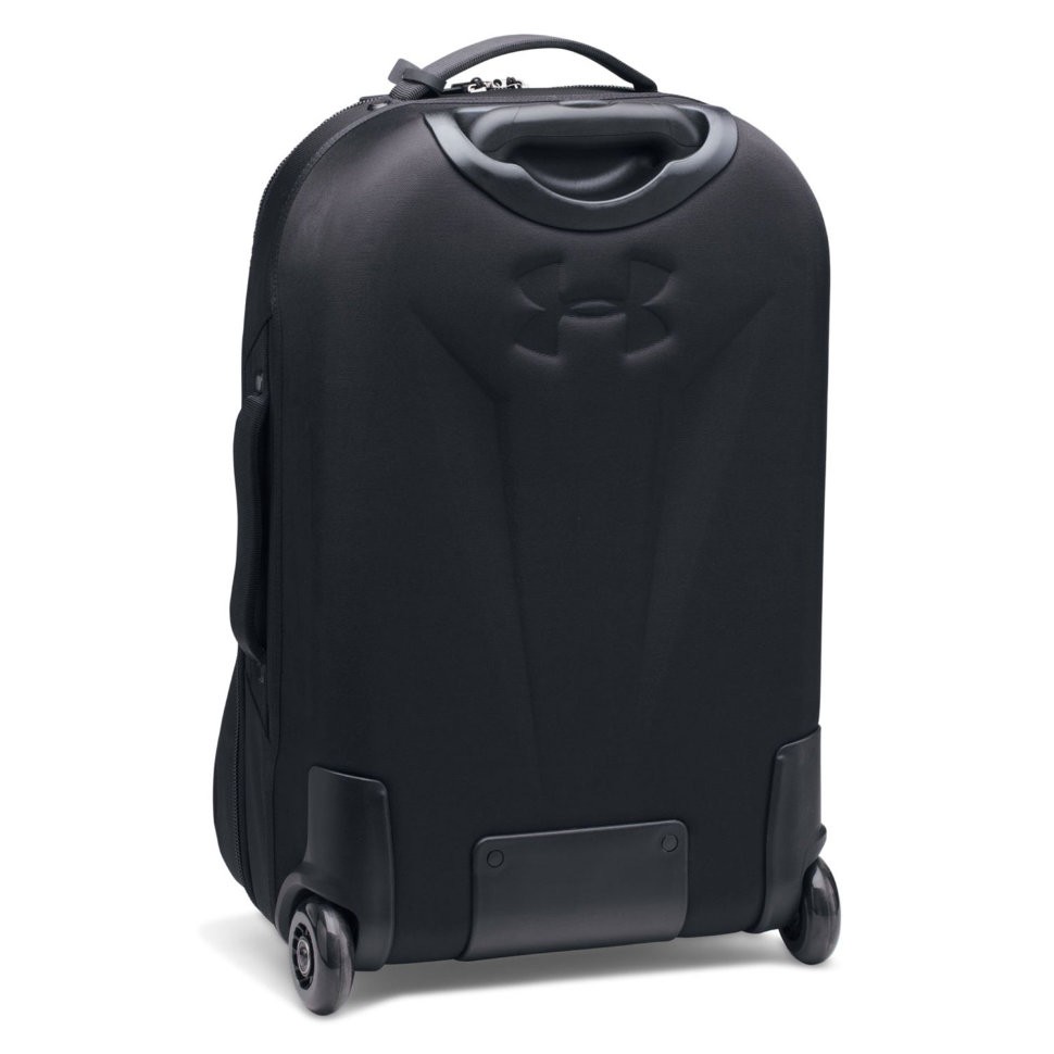 Сумка на колесах Under Armour UA AT Checked Rolling Bag Black / Black / Black 1287680-001