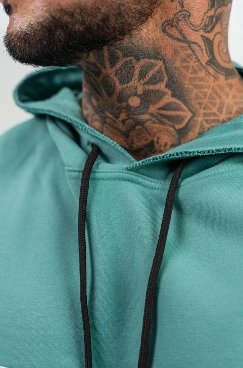Толстовка Nebbia без рукавов Sleeveless Hoodie Sweatshirt IRON BEAST 710 Green