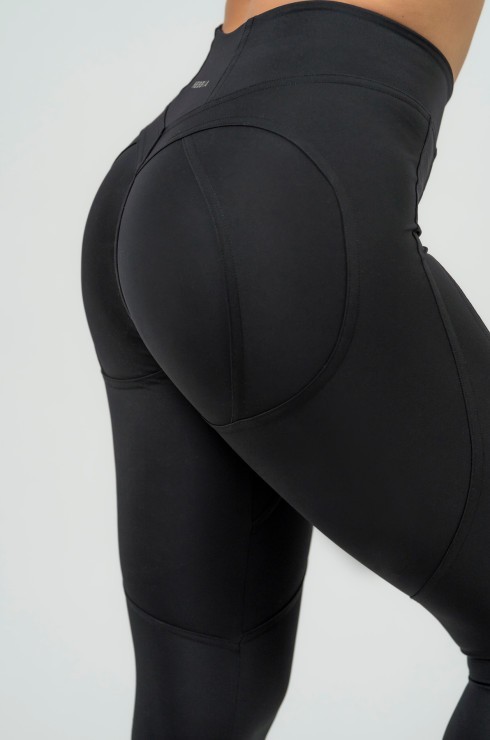 Лосины NEBBIA 843 High Waist Push-Up Leggings INTENSE Heart-Shaped Black