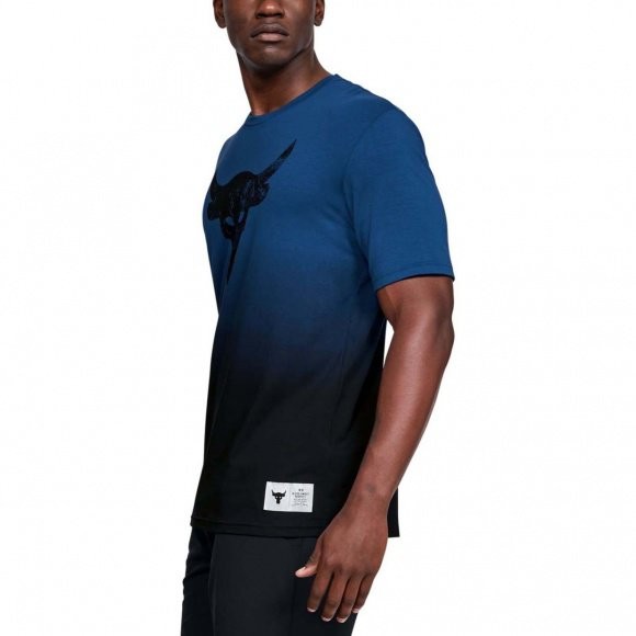 Футболка Under Armour PROJECT ROCK BULL GRAPHIC SS-BLU 1346099-481