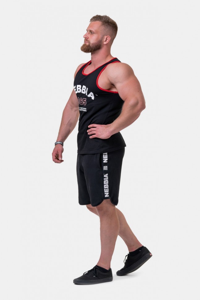 Майка Nebbia Old-school Muscle tank top 193 black