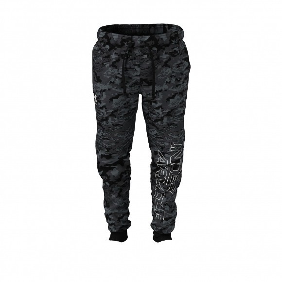 Брюки Under Armour UA RIVAL FLC CAMO SCRIPT JGR 1366313-001