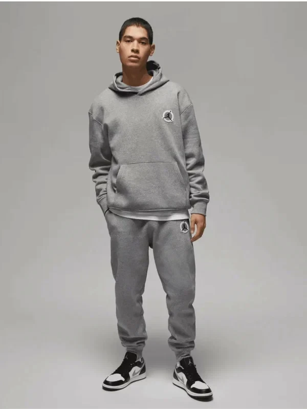 Толстовка Nike Air Jordan OK Logo Hoodie 'Grey' DV7593-091