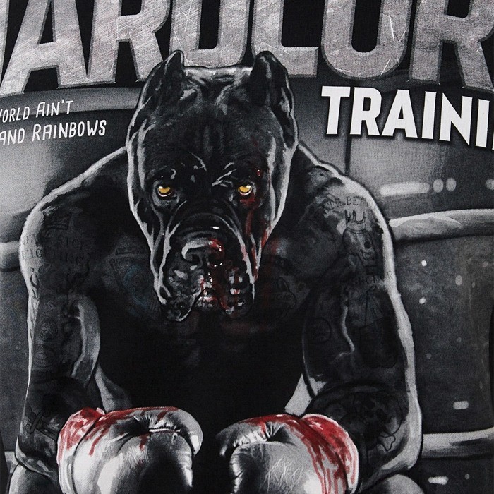 Футболка Hardcore Training х Ground Shark The Moment of Truth Black Oversized Fit hctshirt0450
