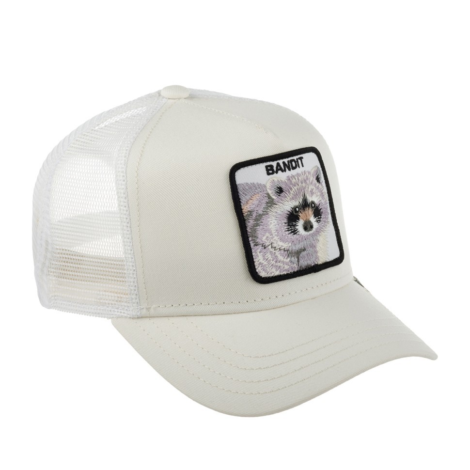 Бейсболка GOORIN BROTHERS Animal Farm енот 101-0379 (белый) 91-642-17-00