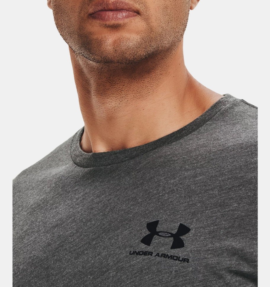 Футболка Under Armour UA Live Tee Charcoal Medium Heather /  / Black 1326799-019