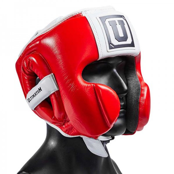 Шлем мексиканского стиля одноразмерный Ultimatum Boxing Gen3Mex Outlaw (красный)