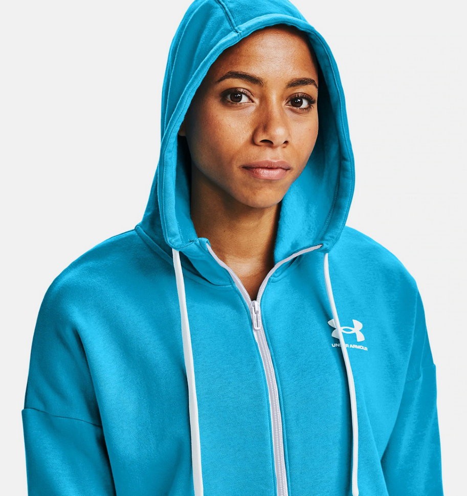 Толстовка Under Armour Rival Fleece FZ Hoodie 1356400-417