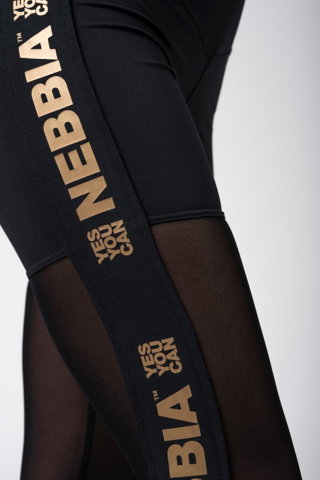 Лосины Nebbia 829 Gold Mesh