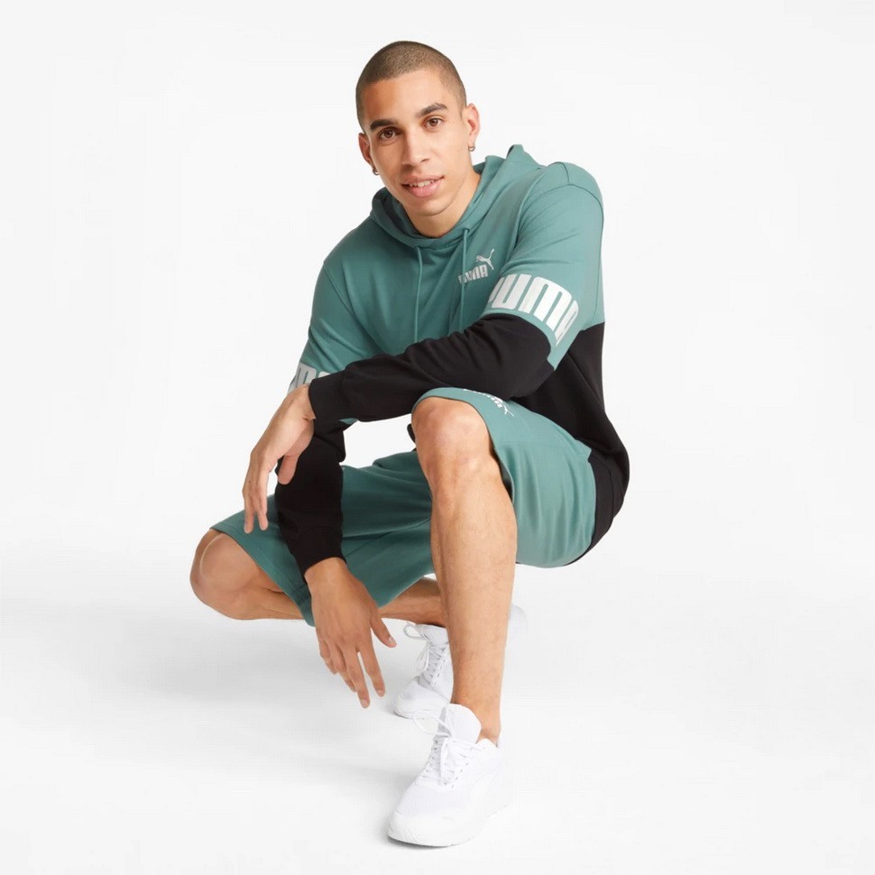 Толстовка Puma Puma Power Colorblock Hoodie TR 84800950