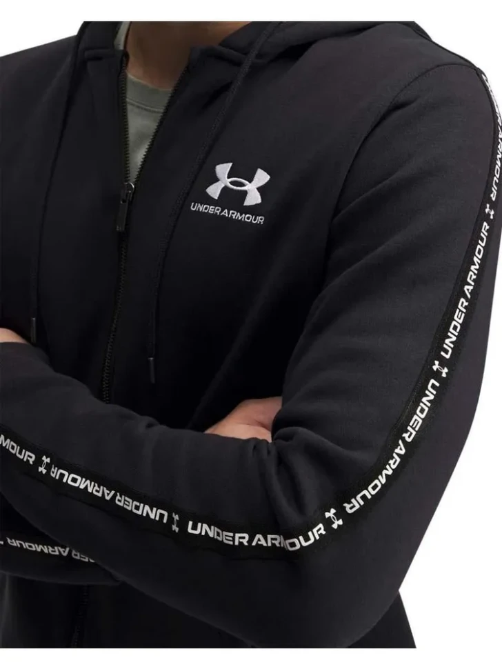 Толстовка Under Armour UA Icon Fleece FZ Taping 1390298-001