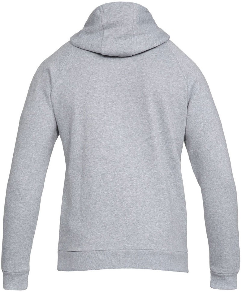 Толстовка Under Armour RIVAL FLEECE FZ HOODY Steel Light Heather /  / Black 1320737-036