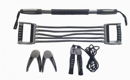 Набор эспандеров со скакалкой STATUS FK-TS408