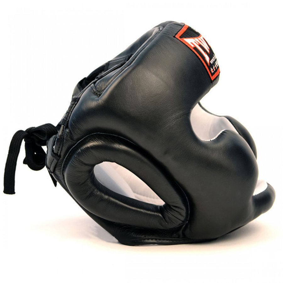 Шлем тренировочный Twins HGL-3 кожа Black