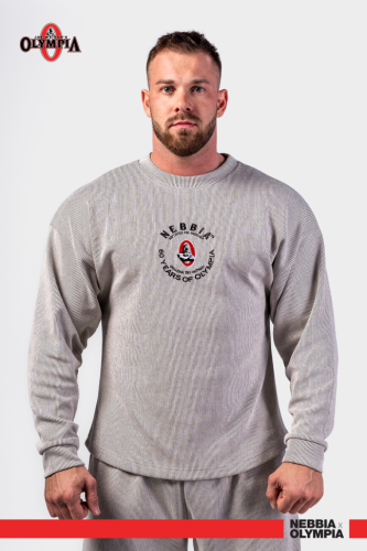 Толстовка Nebbia Oversized Pullover SIGNATURE 797 Grey