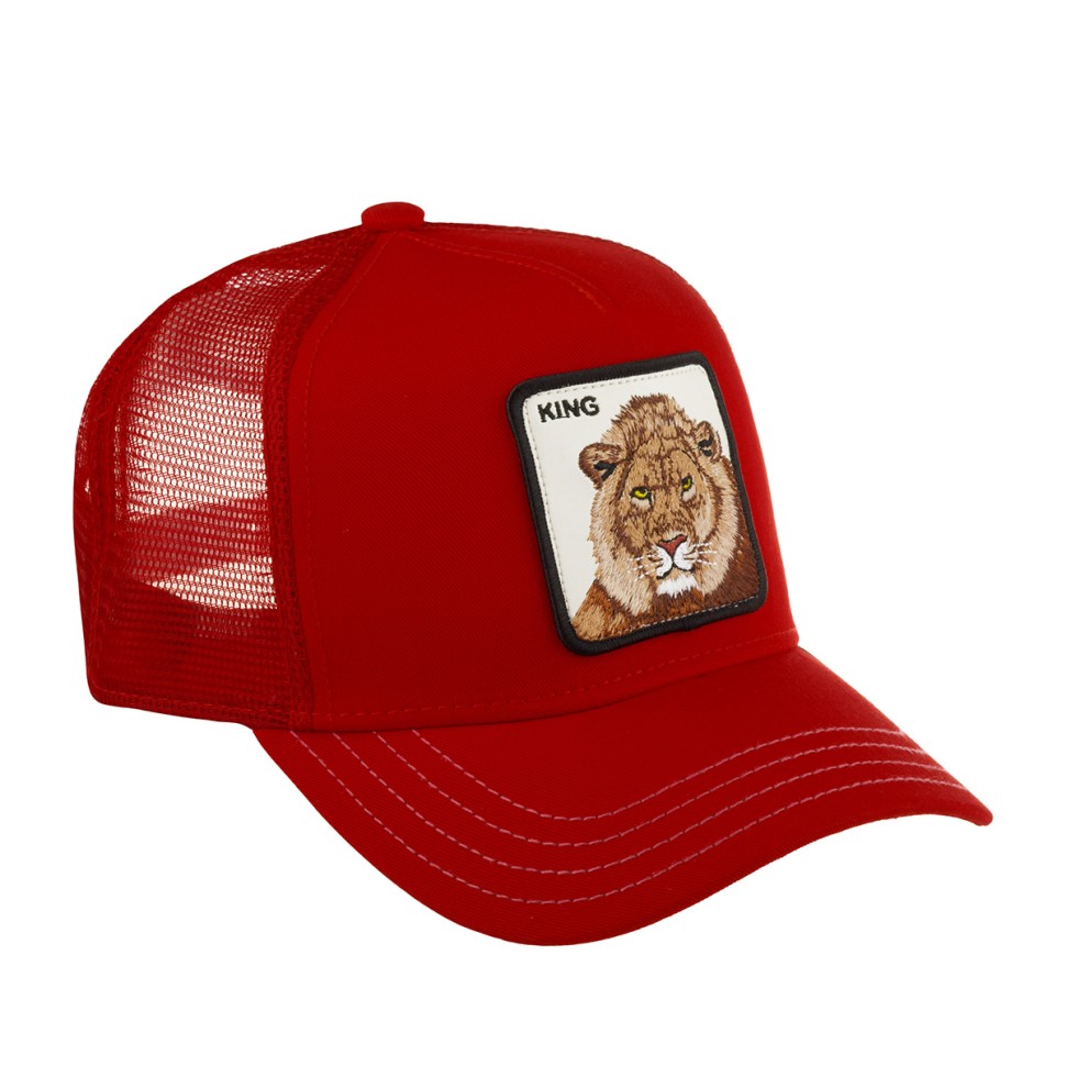 Бейсболка GOORIN BROTHERS ANIMAL FARM KING 101-0388 (красный)