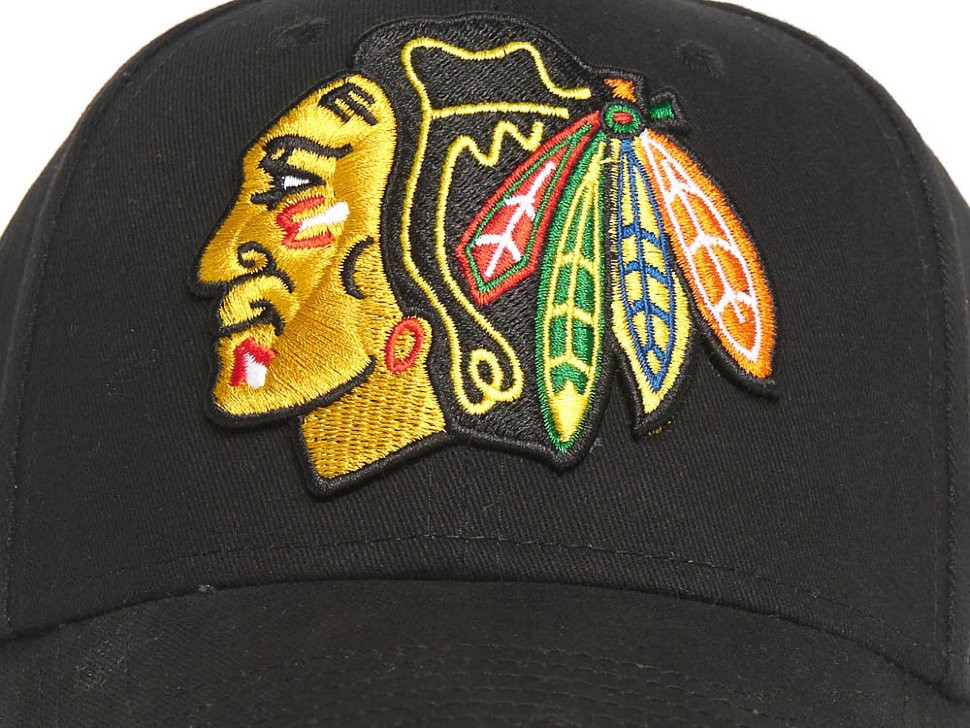 Бейсболка ATRIBUTIKA & CLUB Chicago Blackhawks, черн. 31031