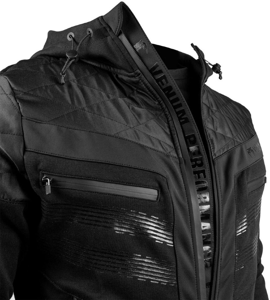 Толстовка Venum Laser 2.0 Black/Black 02935