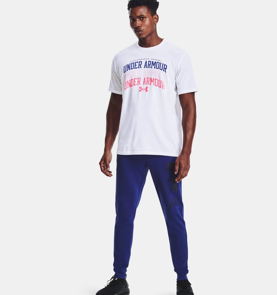 Футболка Under Armour UA MULTI COLOR COLLEGIATE SS 1361671-100
