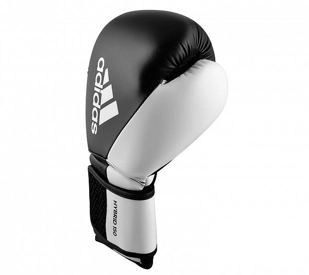 Перчатки боксерские Adidas Hybrid 150 adiH150TGчерно-белые