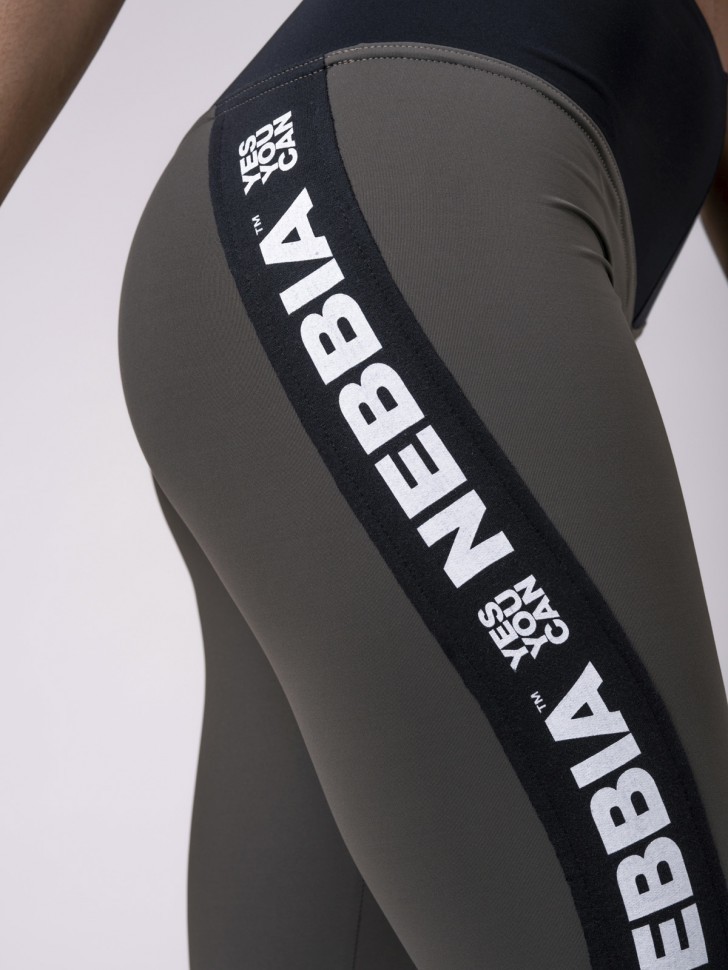 Лосины NEBBIA Power Your Hero iconic leggings 531 SAFARI