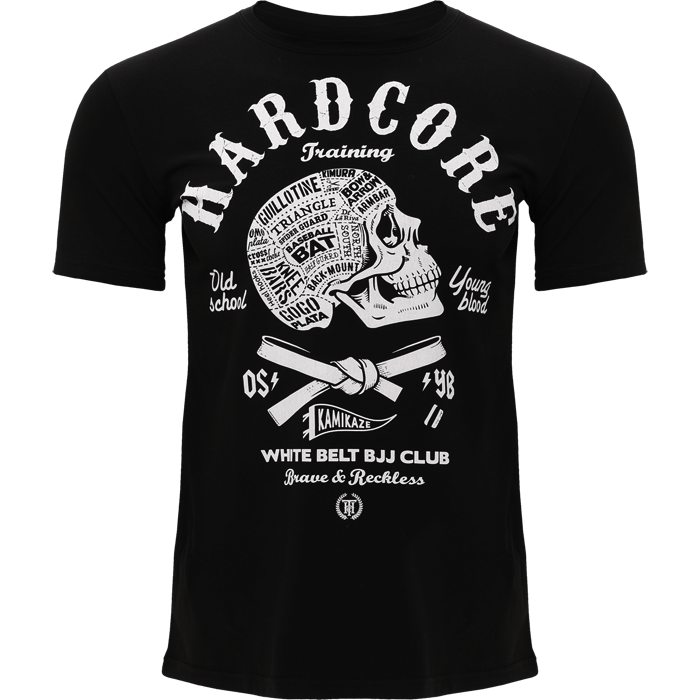 Футболка Hardcore Training White Belt Black hctshirt0513