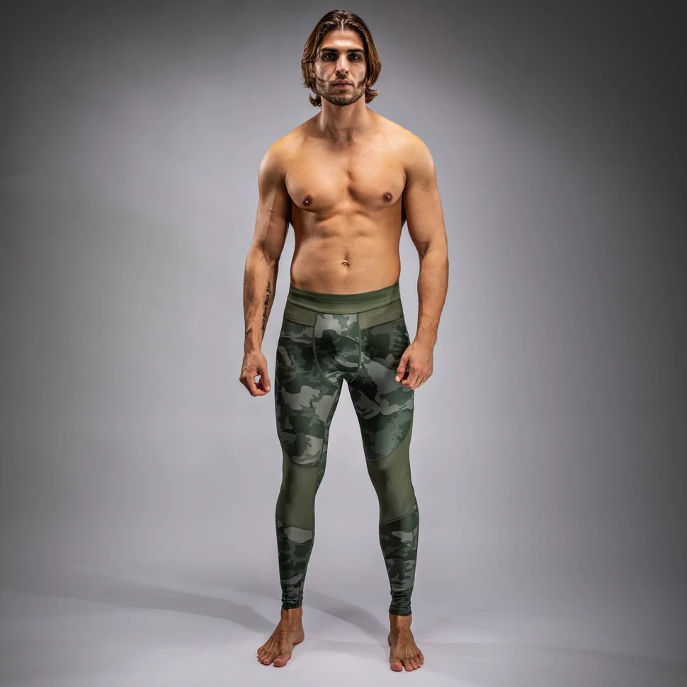 Компрессионные штаны Venum G-Fit Air Men's Spats - Army Camo Ven05010-534