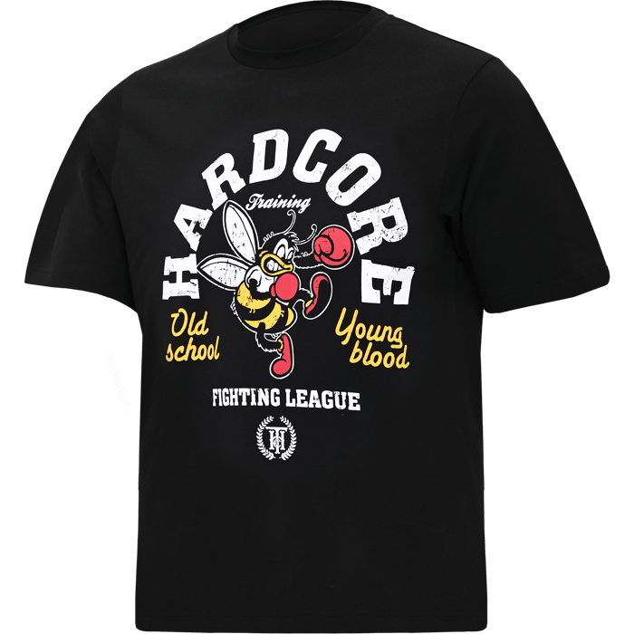 Футболка Hardcore Training Fighting League Black Oversized Fit hctshirt0493