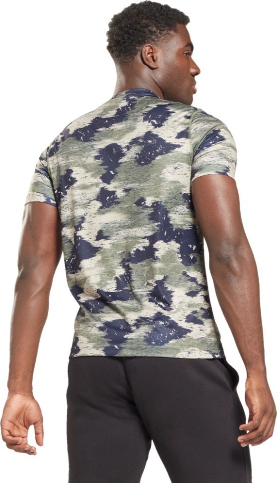 Футболка Reebok TRAIN CAMO TECH TEE HS7758