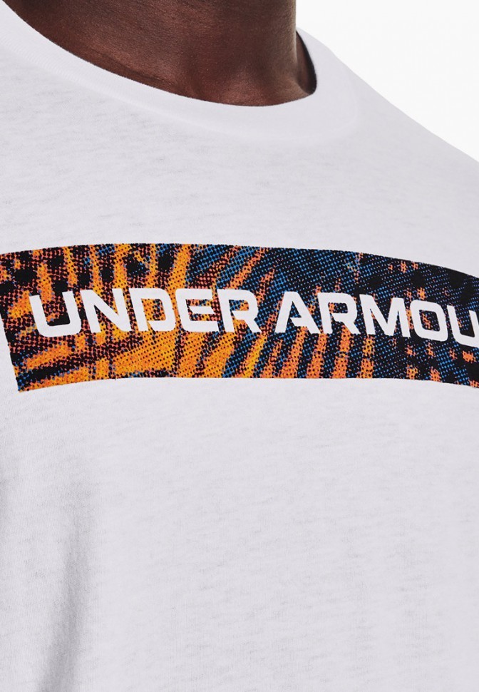 Лонгслив Under Armour UA WORDMARK PRINT FILL SS 1370530-100
