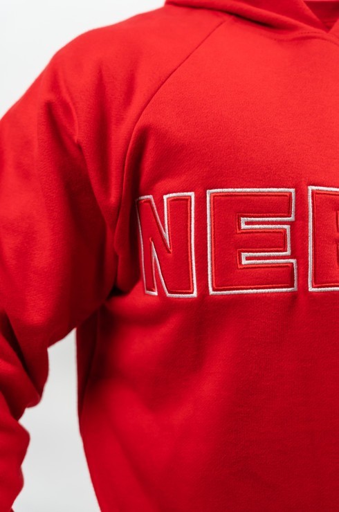 Толстовка Nebbia Long Pullover Hoodie LEGACY 704 Red