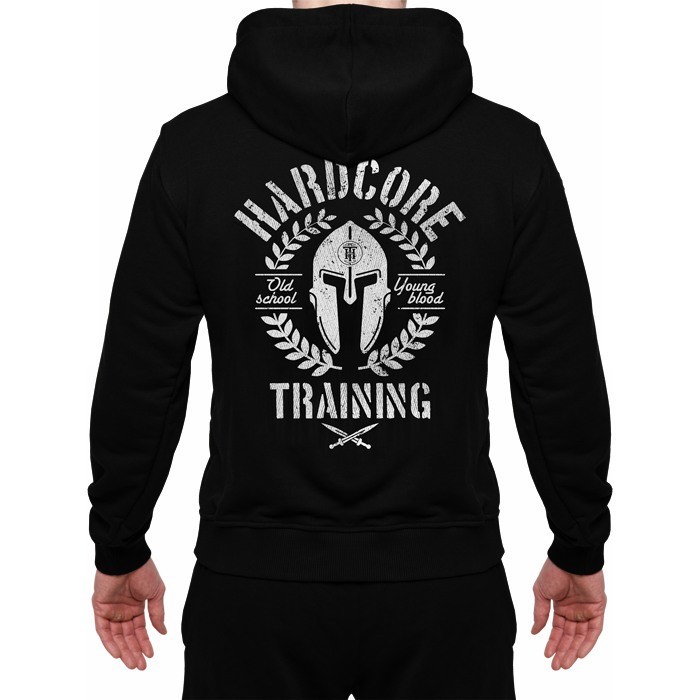 Толстовка Hardcore Training Helmet Black hcthood033