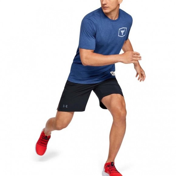 Футболка Under Armour PROJECT ROCK IRON PARADISE SS-BLU 1346098-480