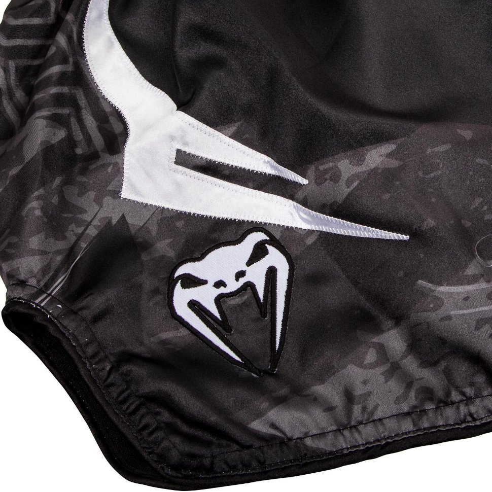 Шорты тайские Venum Gladiator 3.0 Black/White 54812
