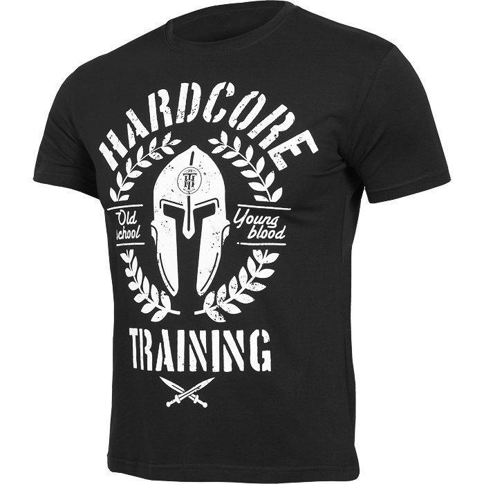 Футболка Hardcore Training Helmet Black hctshirt0330