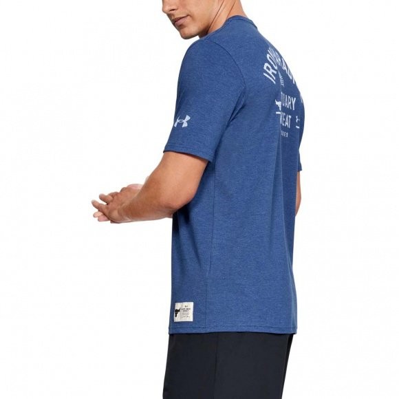 Футболка Under Armour PROJECT ROCK IRON PARADISE SS-BLU 1346098-480