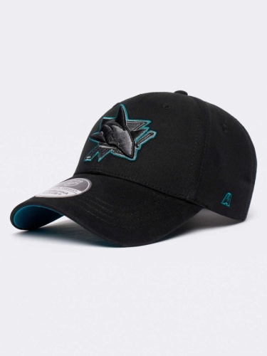 Бейсболка ATRIBUTIKA & CLUB San Jose Sharks, зелен.-черн. 32334