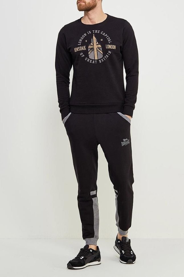 Свитшот Lonsdale MH028 BK